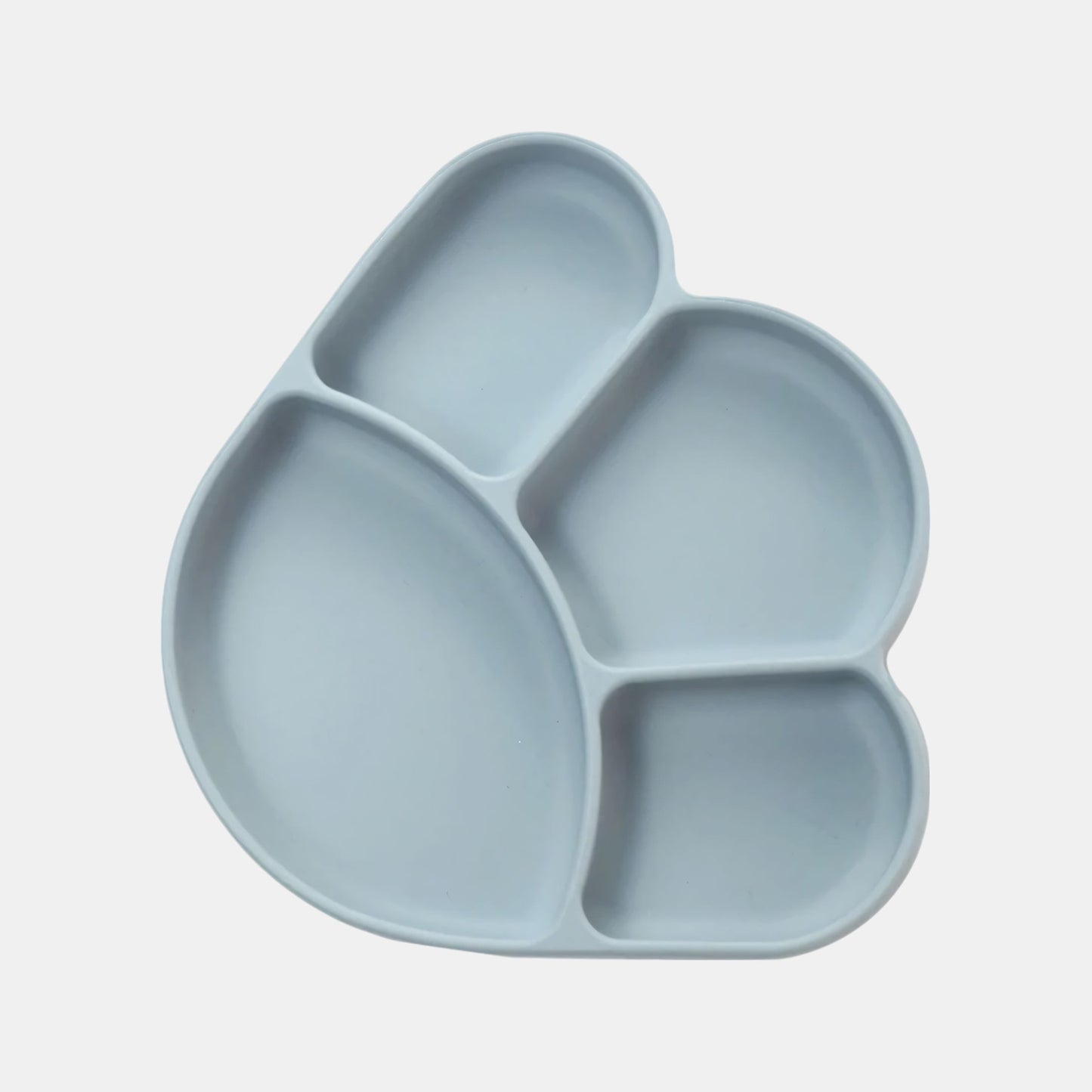 Silicone Paw Suction Plate, Mist - Top View - Bambisserie