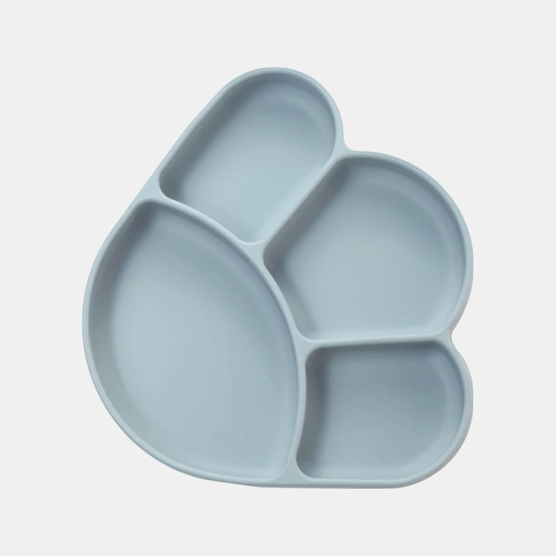 Silicone Paw Suction Plate, Mist - Top View - Bambisserie