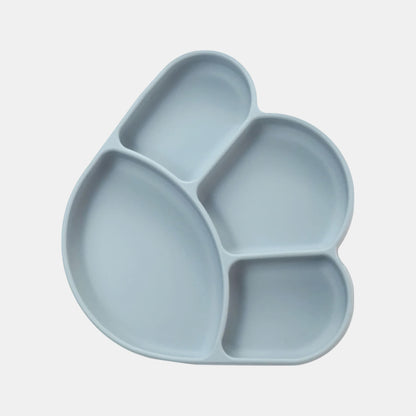 Silicone Paw Suction Plate, Mist - Top View - Bambisserie