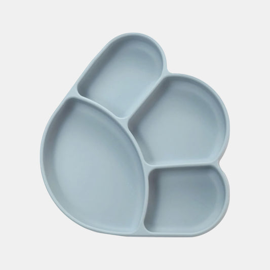 Silicone Paw Suction Plate, Mist - Top View - Bambisserie