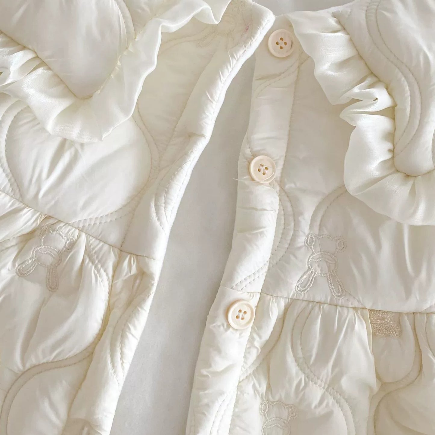 Snow Bunny Quilted Baby Coat (6m-4yrs)