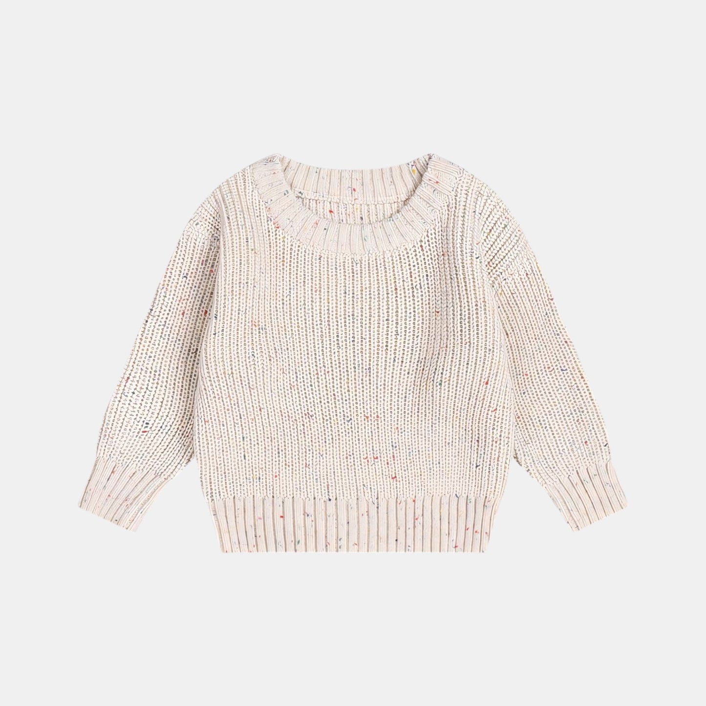 Beige Confetti Knit Sweater (3m-5yrs)