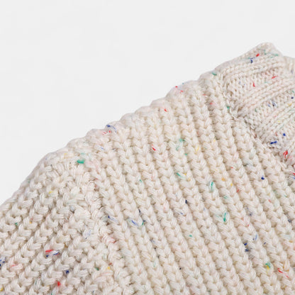 Beige Confetti Knit Sweater (3m-5yrs)