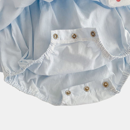 Sora Cotton Heart Romper Dress (3m-24m)