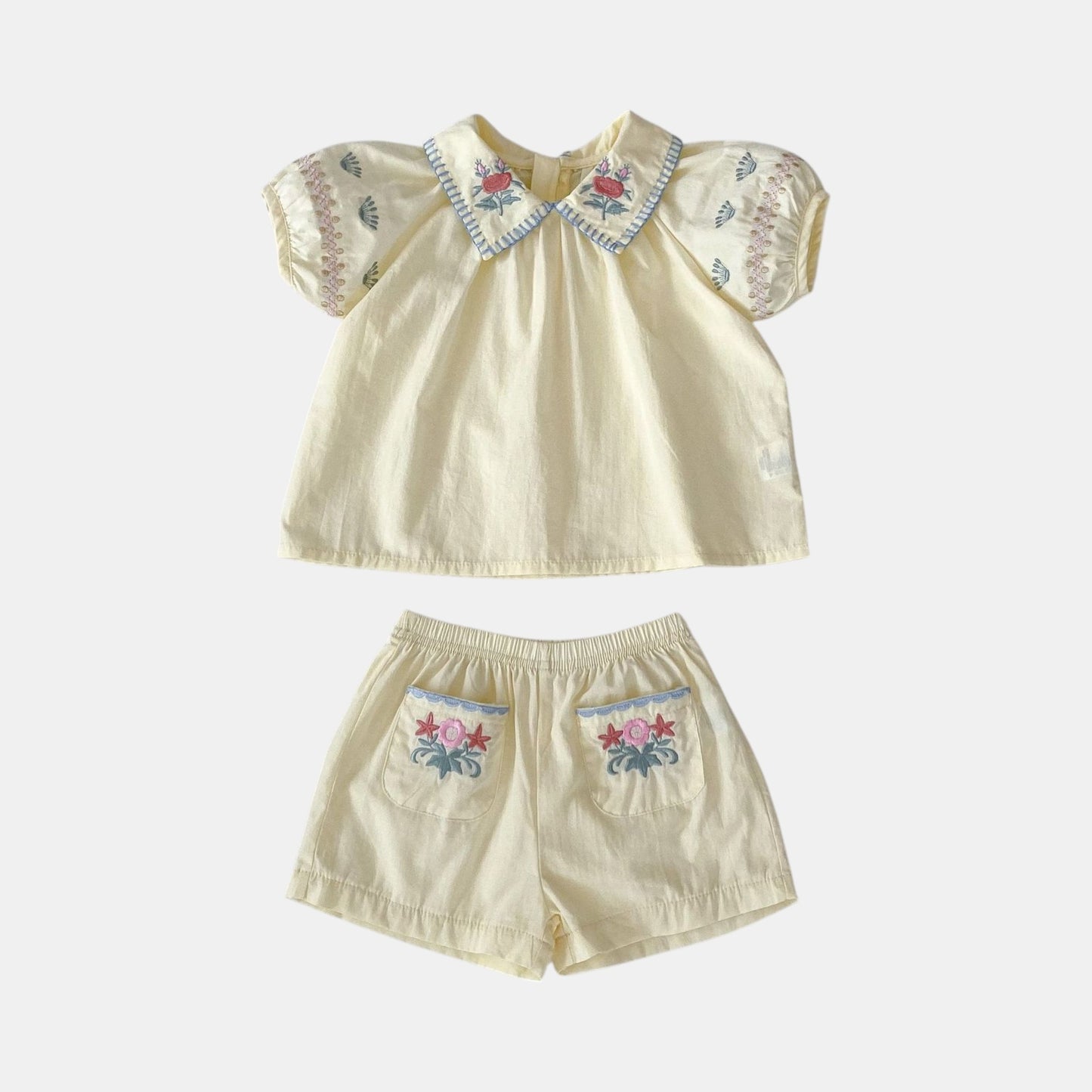 Summer Floral Cotton Set (6m-3yrs)