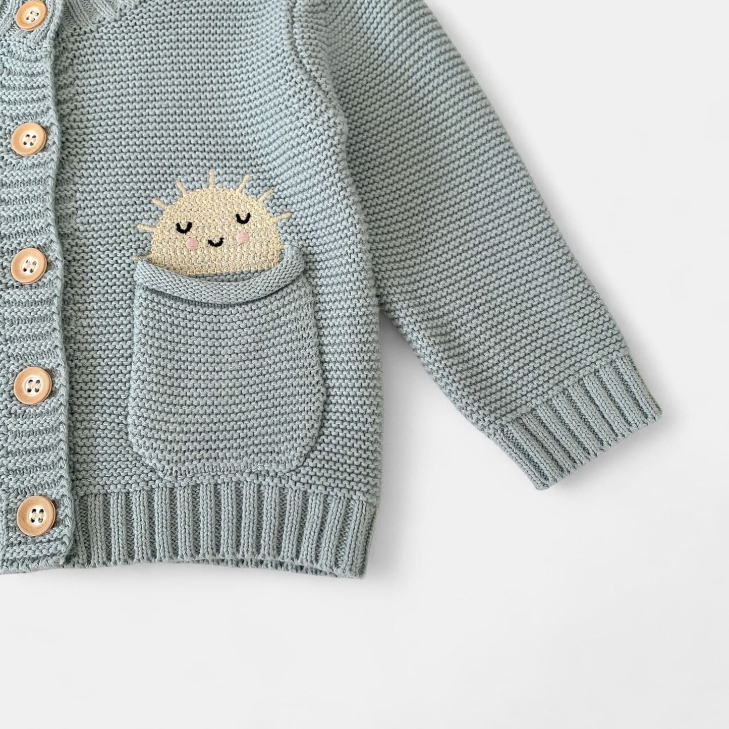 Sunshine & Rainbows Cotton Knit Cardigan (3m-3yrs)