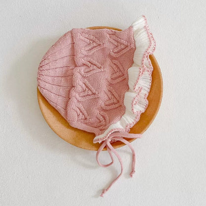 Sweetheart Baby Knit Bonnet (3m-3yrs)