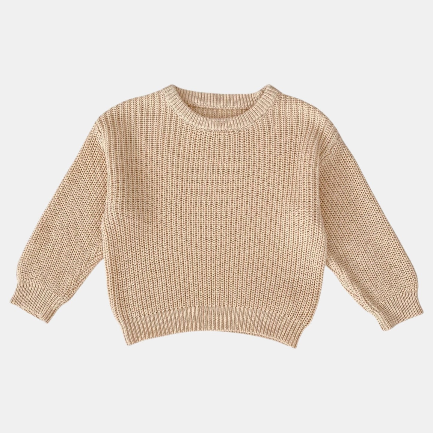 Taylor Rib Knit Sweater - Blush Sand (6m-4yrs)