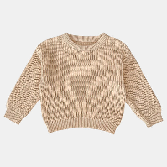 Taylor Rib Knit Sweater - Blush Sand (6m-4yrs)