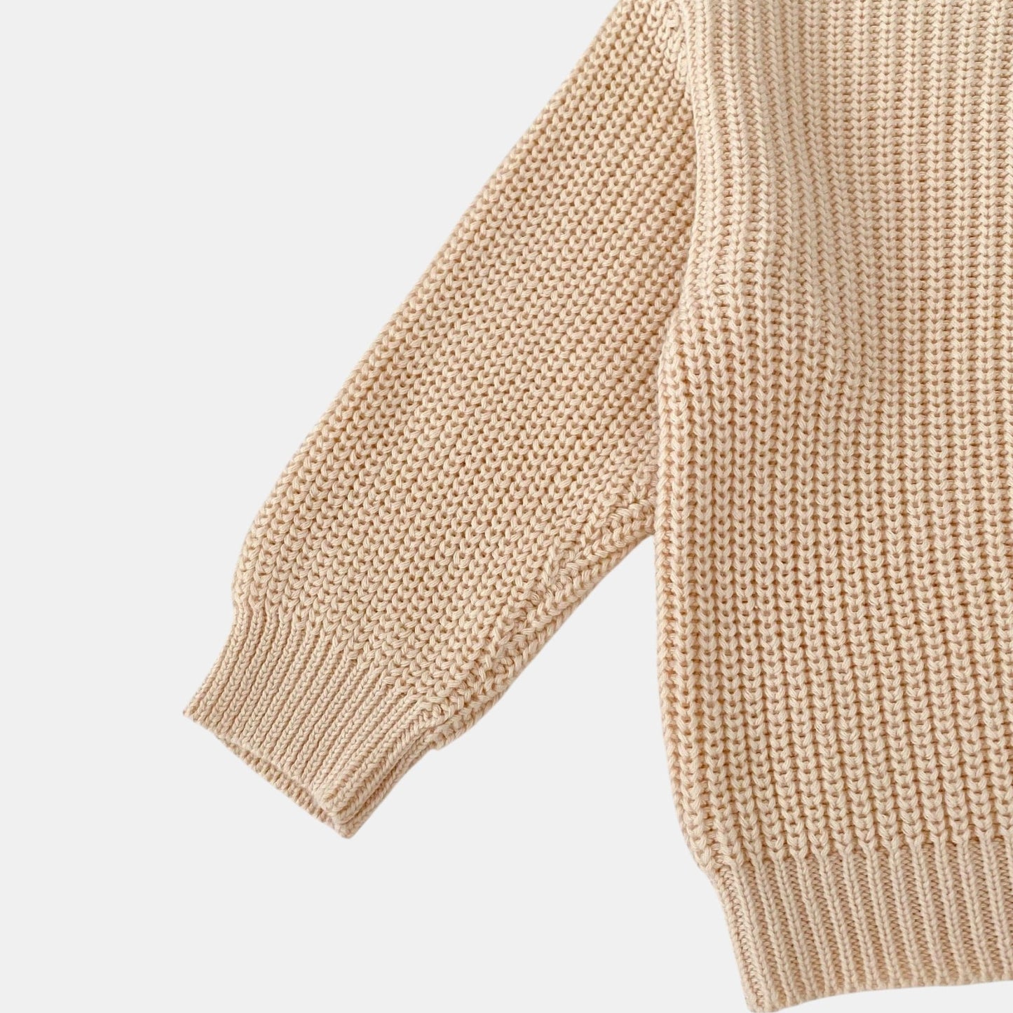 Taylor Rib Knit Sweater - Blush Sand (6m-4yrs)