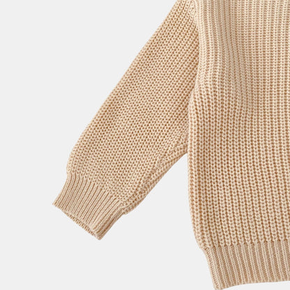 Taylor Rib Knit Sweater - Blush Sand (6m-4yrs)