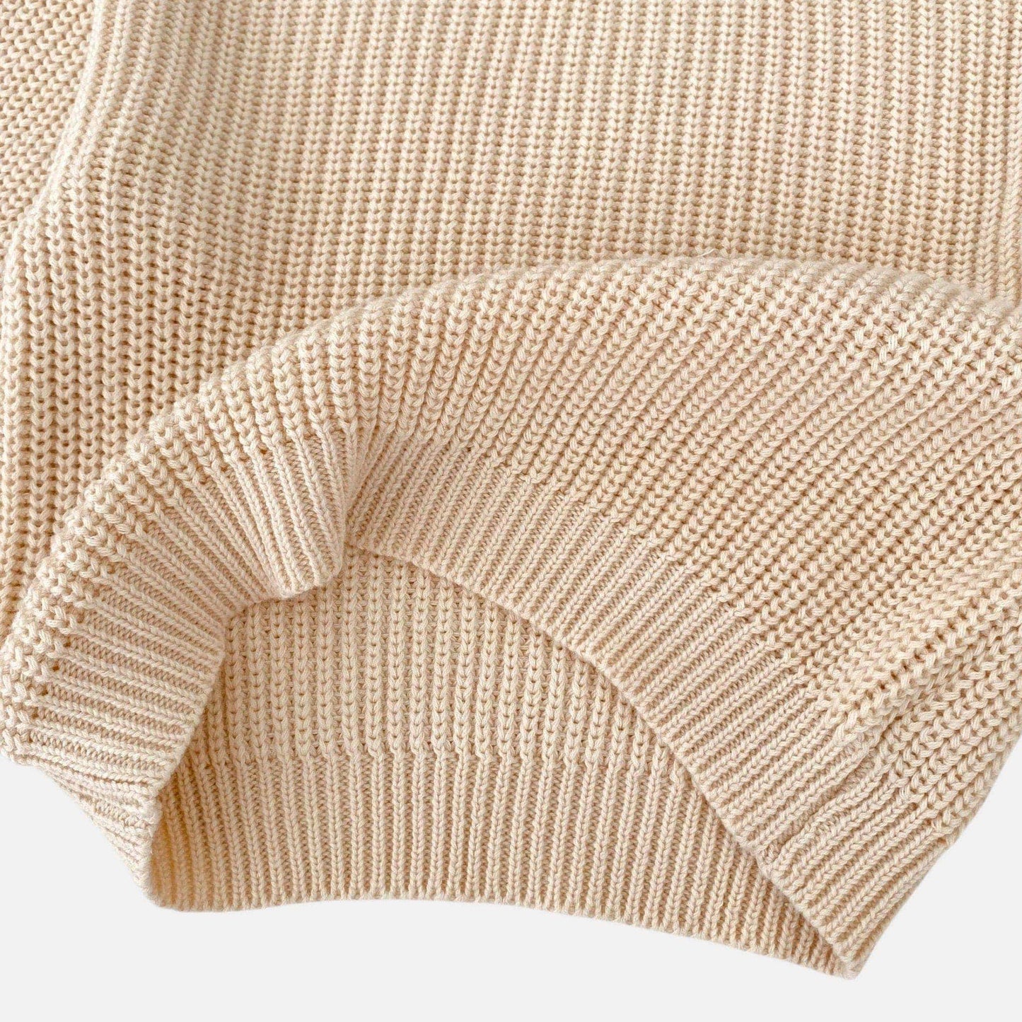 Taylor Rib Knit Sweater - Blush Sand (6m-4yrs)