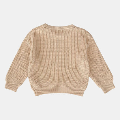 Taylor Rib Knit Sweater - Blush Sand (6m-4yrs)