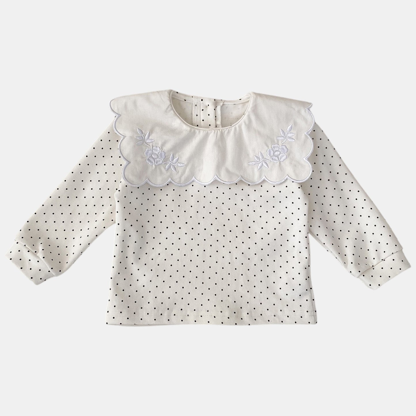 Tetra Square Polka Cotton Top (6m-4yrs)