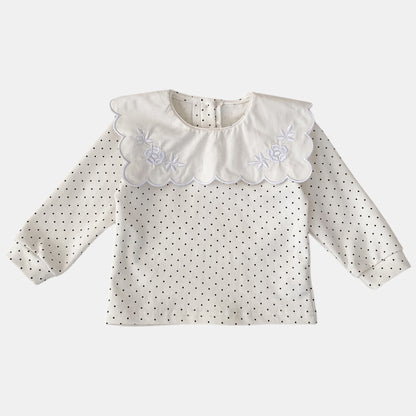 Tetra Square Polka Cotton Top (6m-4yrs)