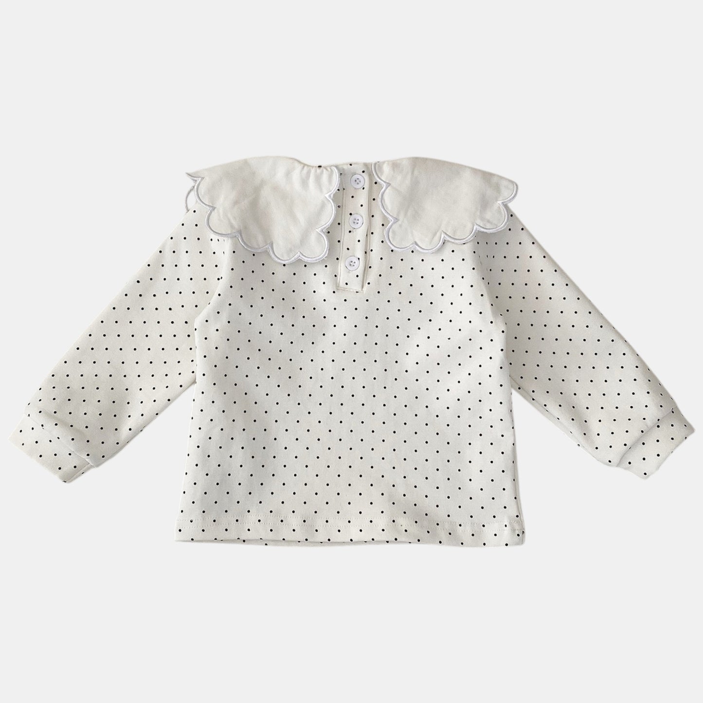 Tetra Square Polka Cotton Top (6m-4yrs)