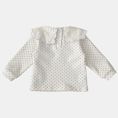 Tetra Square Polka Cotton Top (6m-4yrs)
