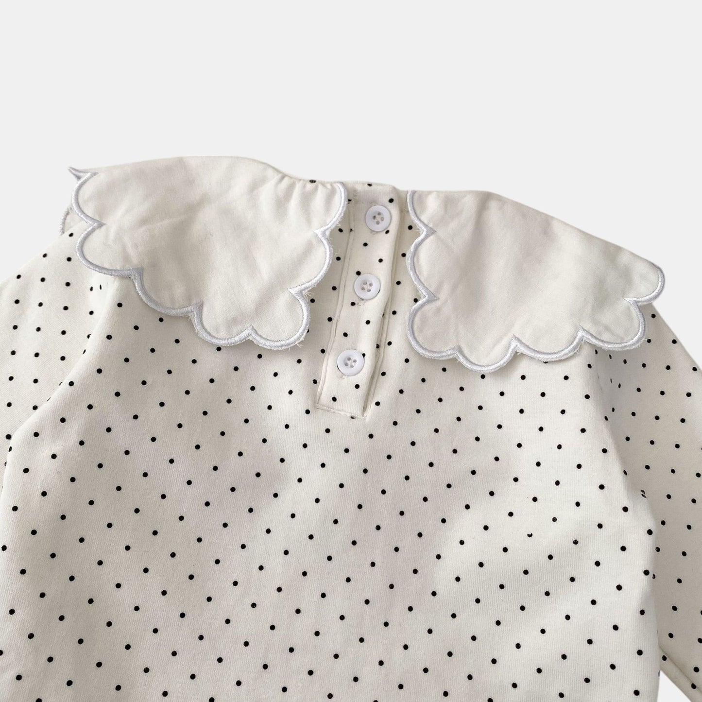 Tetra Square Polka Cotton Top (6m-4yrs)