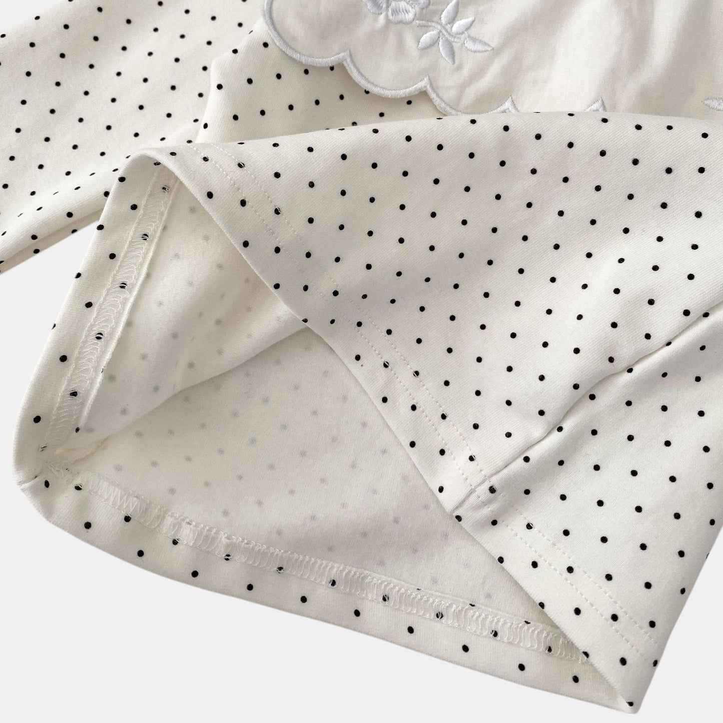 Tetra Square Polka Cotton Top (6m-4yrs)