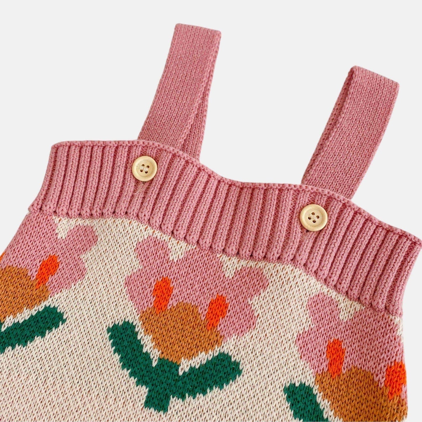 Tulip Grace Cotton Knit Romper (3m-3yrs)