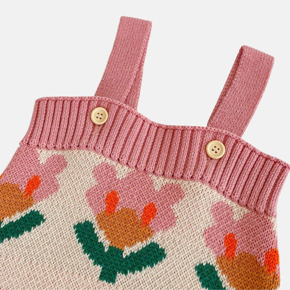 Tulip Grace Cotton Knit Romper (3m-3yrs)