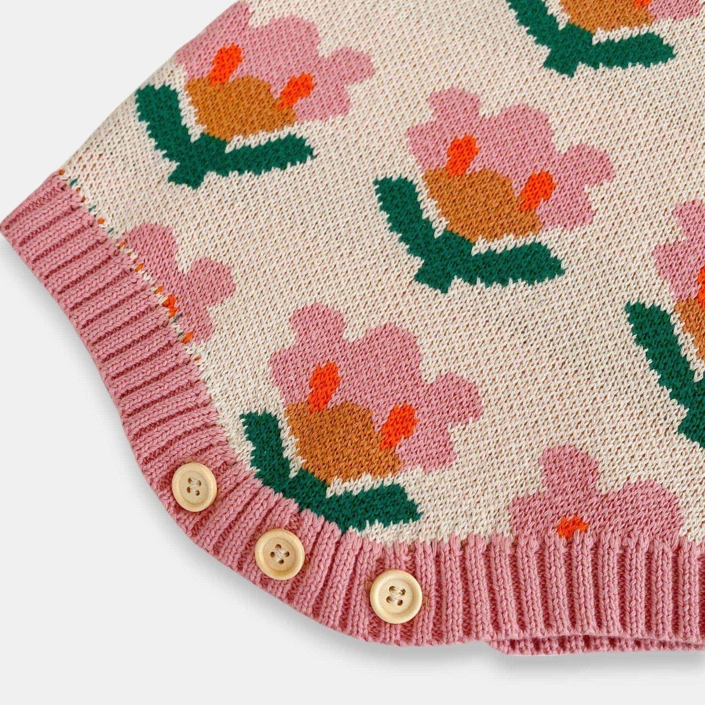 Tulip Grace Cotton Knit Romper (3m-3yrs)