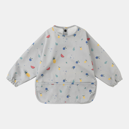 Waterproof Long Sleeve Pocket Bib, Fruit Medley (6m-5yrs)
