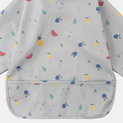 Waterproof Long Sleeve Pocket Bib, Fruit Medley (6m-5yrs)