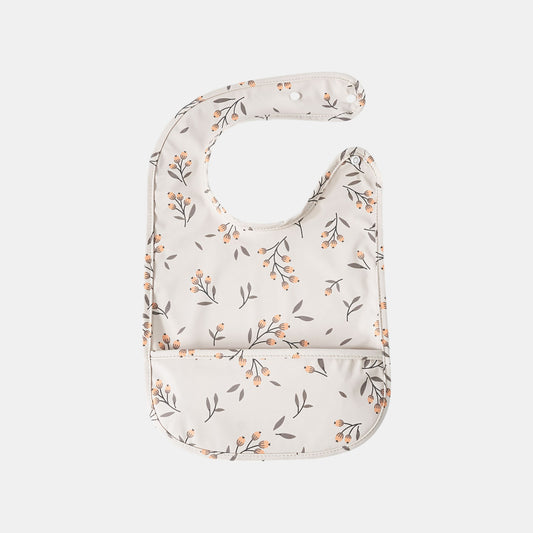 Waterproof Snap Pocket Bib, Olives - Bambisserie