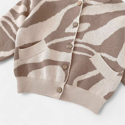 Wild Safari Cotton Knit Hoodie (3m-3yrs)